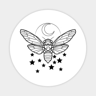 Night Cicada Magnet